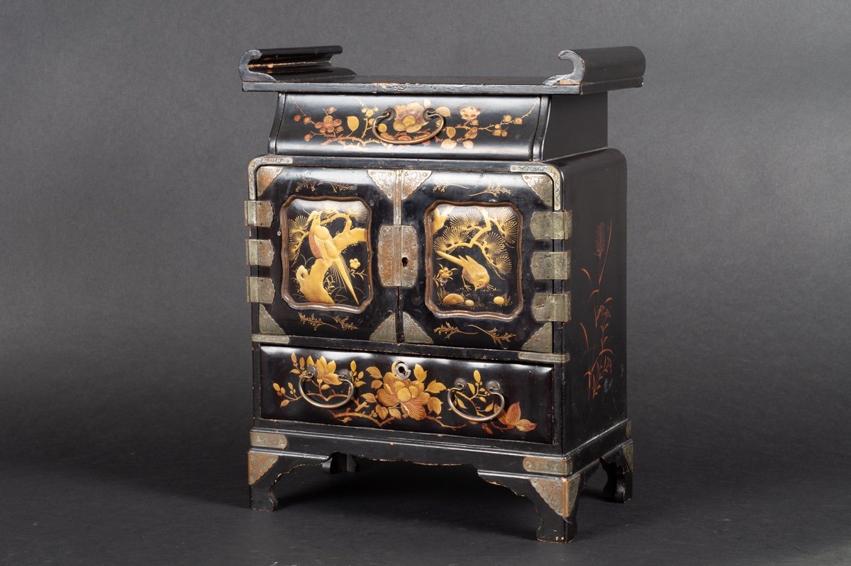 Cabinet, Lacquer, Japan, Meiji Era (1868-1912).  -photo-3