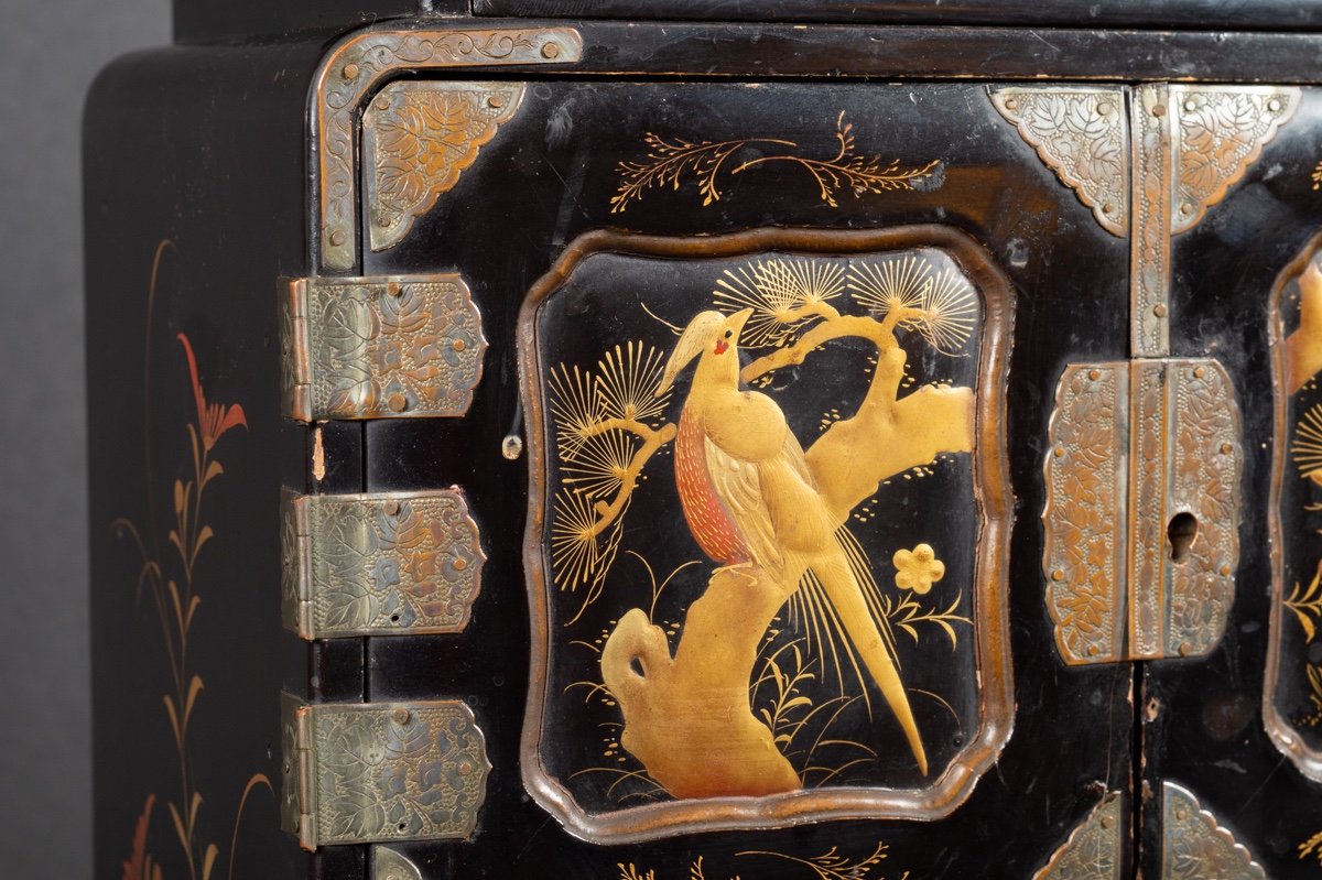 Cabinet, Lacquer, Japan, Meiji Era (1868-1912).  -photo-4