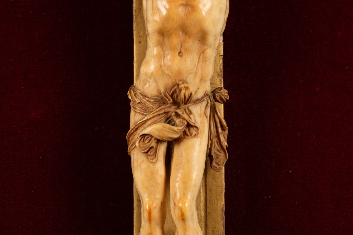 Crucifix Dans Un Cadre, Louis XIV, XVIIe - XVIIIe Siècle. -photo-5