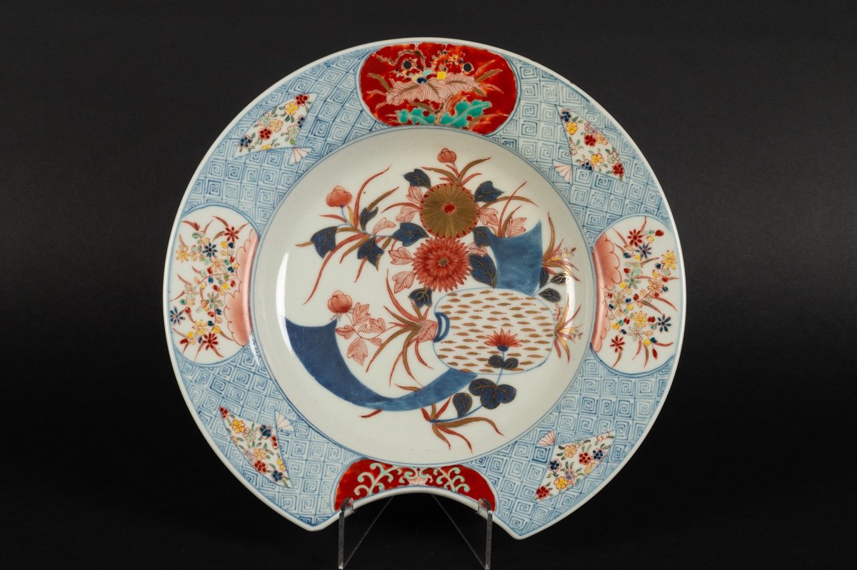 Barber Bowl, Arita - Imari, Japan, Edo Period, 18th-19th Century.  