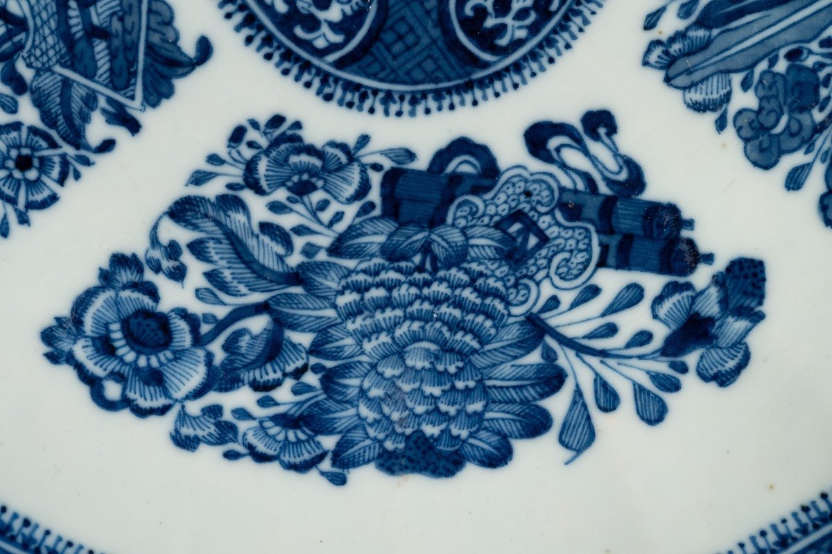 Hue Blue Plate, China - Vietnam, 18th - 19th Century.  -photo-3