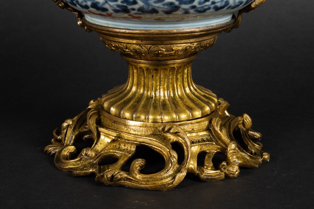 Cup With Gilt Bronze Mount, Imari - Arita, Japan, 18th Century.  -photo-5