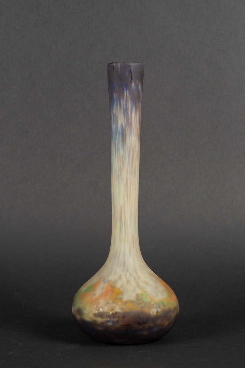 Vase Muller Frères, Lunéville, France, Art Nouveau, Début Du 20e Siècle. 