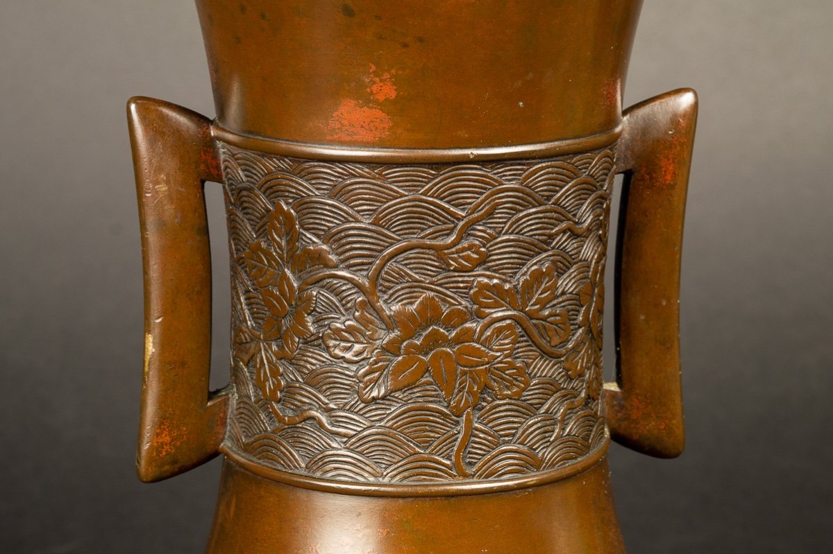 Vase, Bronze, Japan, Meiji Era (1868-1912)-photo-1