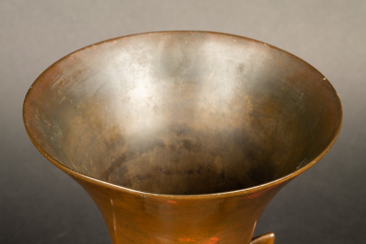 Vase, Bronze, Japan, Meiji Era (1868-1912)-photo-2
