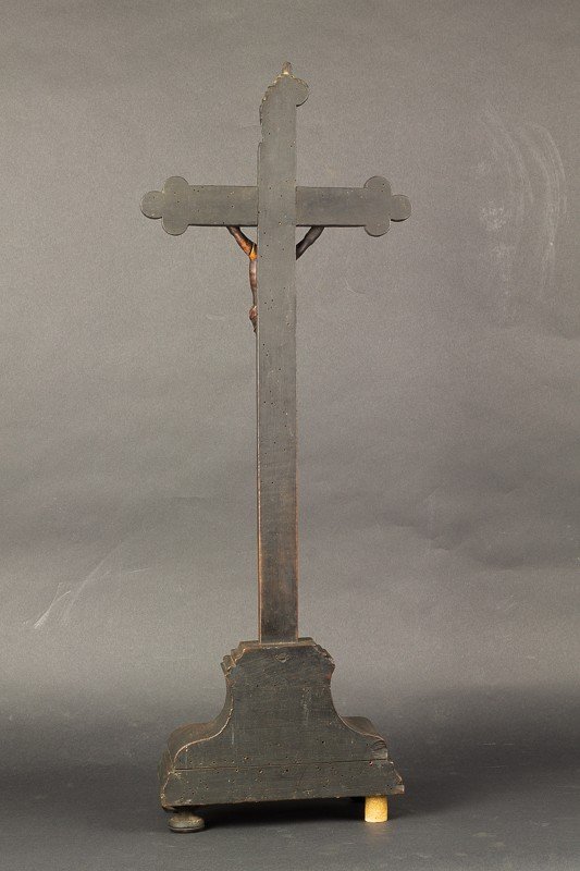 Crucifix, Baroque, France, 18th Century, Boxwood?-photo-3