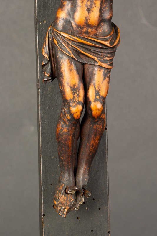 Crucifix, Baroque, France, 18th Century, Boxwood?-photo-5