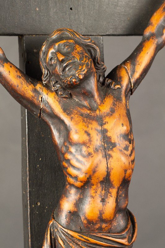 Crucifix, Baroque, France, 18th Century, Boxwood?-photo-7