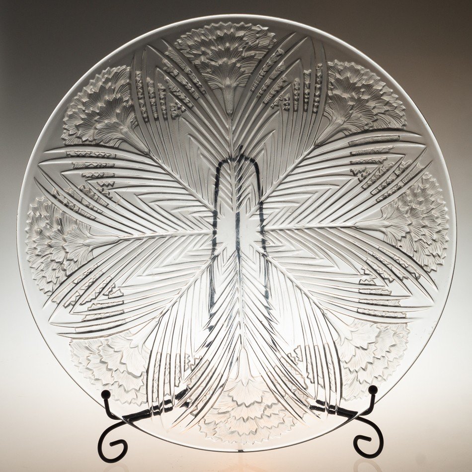 Carnation Dish, René Lalique, Art Deco, Circa 1932-photo-4