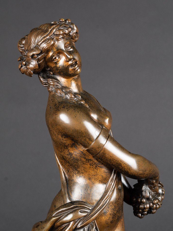 Menadee - Bacchante, Bronze, France, 2e Moitié Du XIXe Siècle.  -photo-4