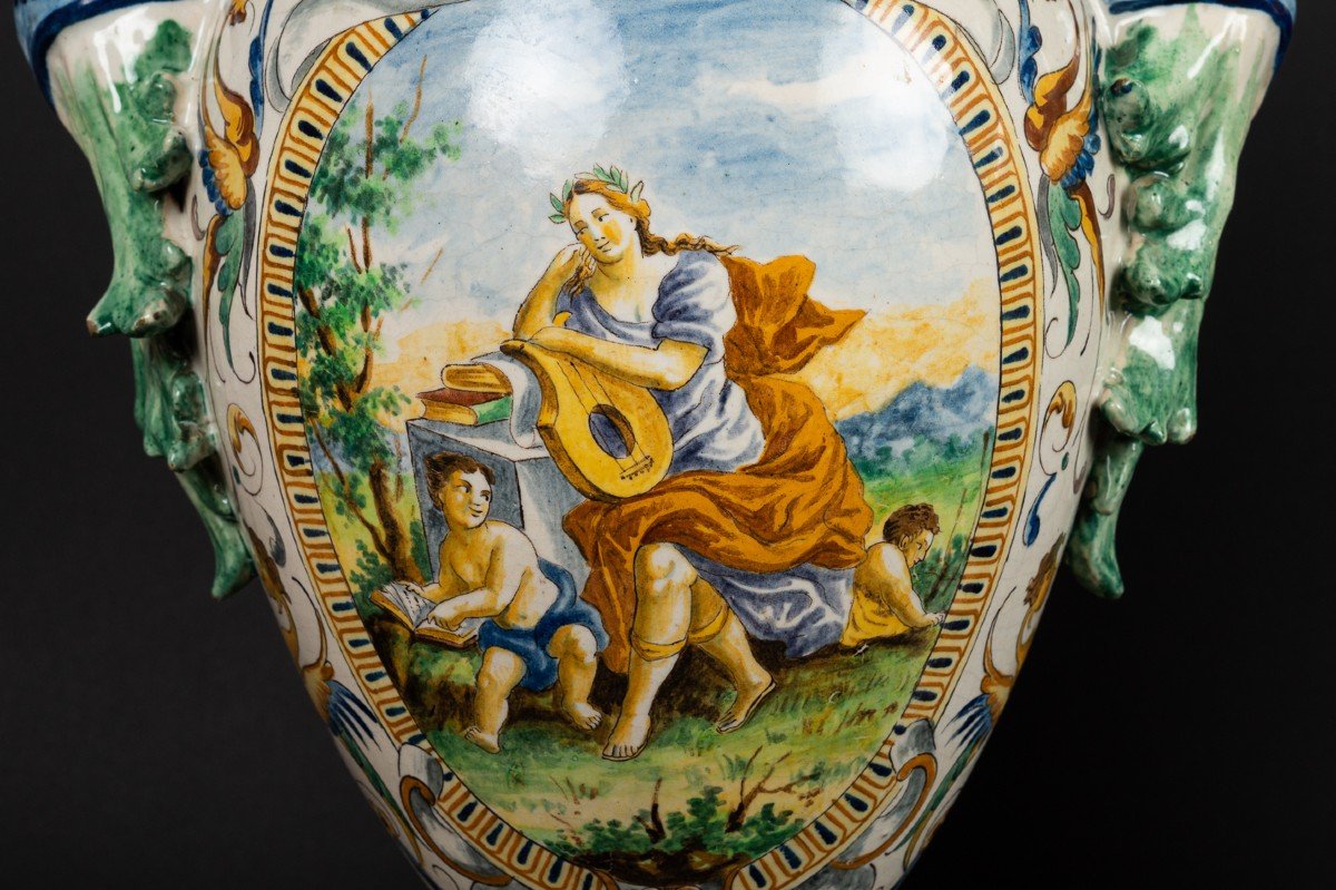 Paire De Vases, Néo-renaissance, Italie / France, 19e Siècle  -photo-4