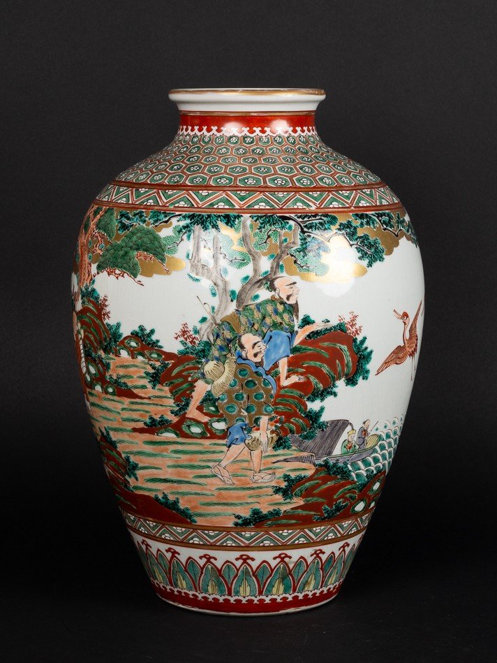 Koro Vase, Kutani, Japan, Meiji Era (1868-1912)-photo-1