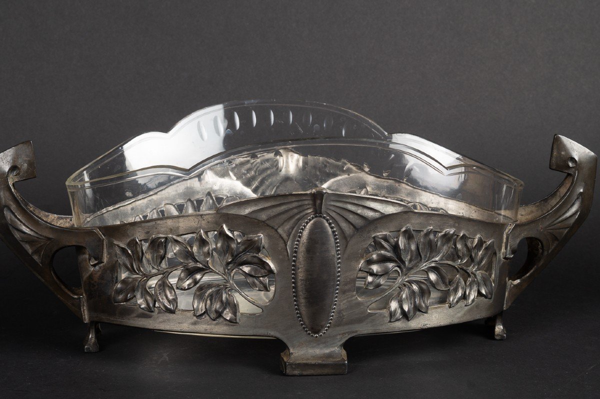 Coupe / Centre De Table, Art Nouveau, Pologne/allemagne, C. 1910  -photo-4