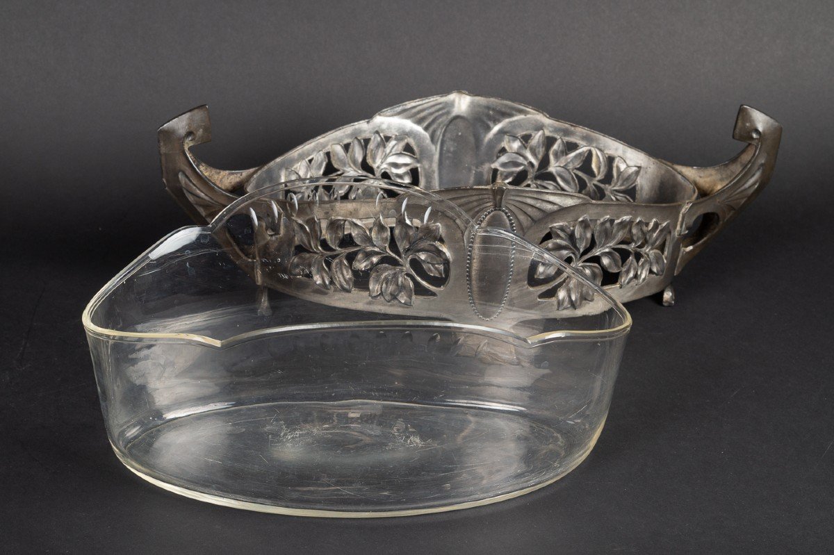 Coupe / Centre De Table, Art Nouveau, Pologne/allemagne, C. 1910  -photo-5