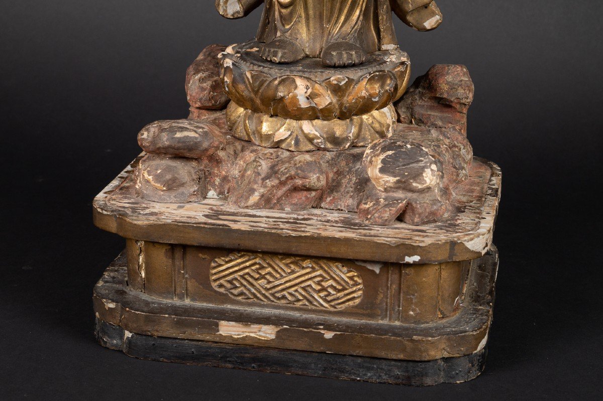 Bodhisattva à Onze Têtes ( Jūichimen Kannon ), Japon, Période Edo, 18e/19e Siècle-photo-6