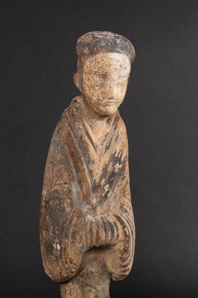 Court Lady, Terracotta, China, Han Dynasty (206 Bc - 220 Ad)-photo-1
