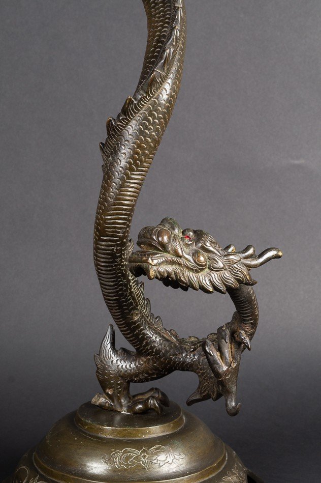 Large Dragon, Bronze, China, Qing Dynasty (1644-1912)-photo-4