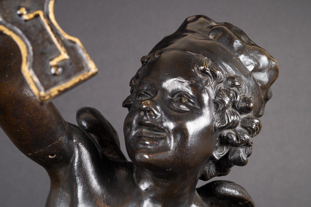 Cupid - Eros, Voila Le Plaisir Ladies!, Bronze, France, XIXth Century.-photo-3