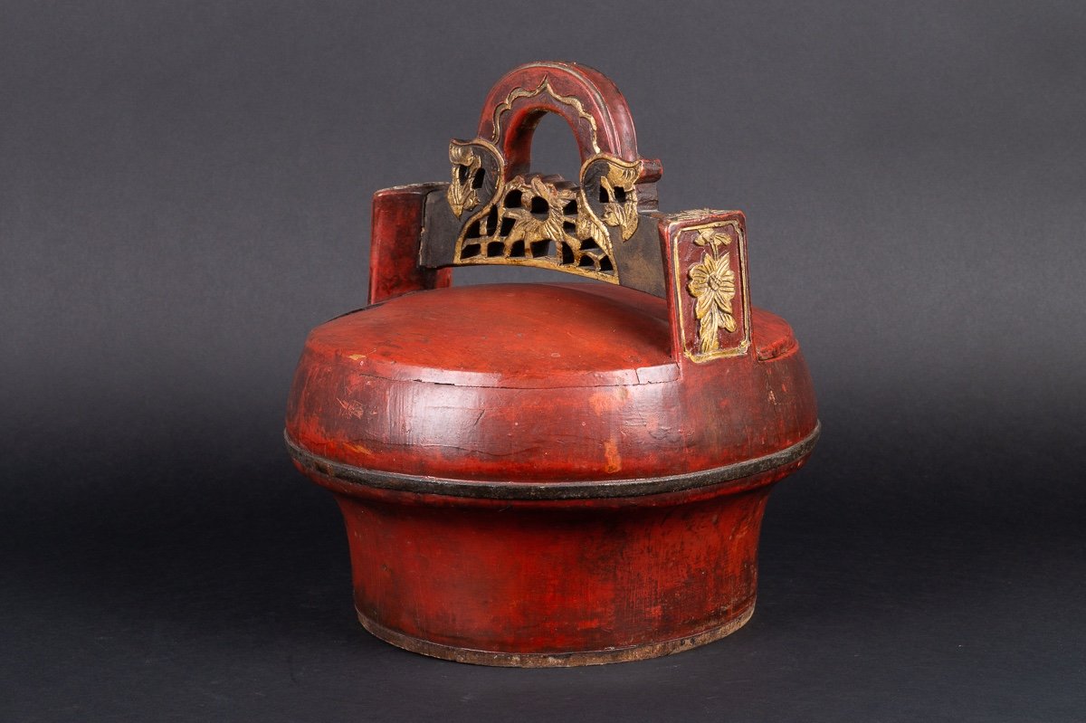 Chinese Picnic Basket, Qing Dynasty, 19th / 20th Century-photo-3