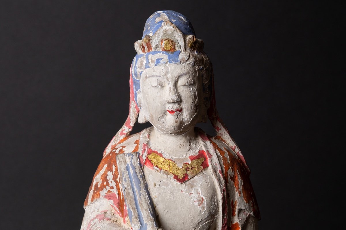 Guanyin, Wood, China, Qing Dynasty, 19th/20th Century-photo-5