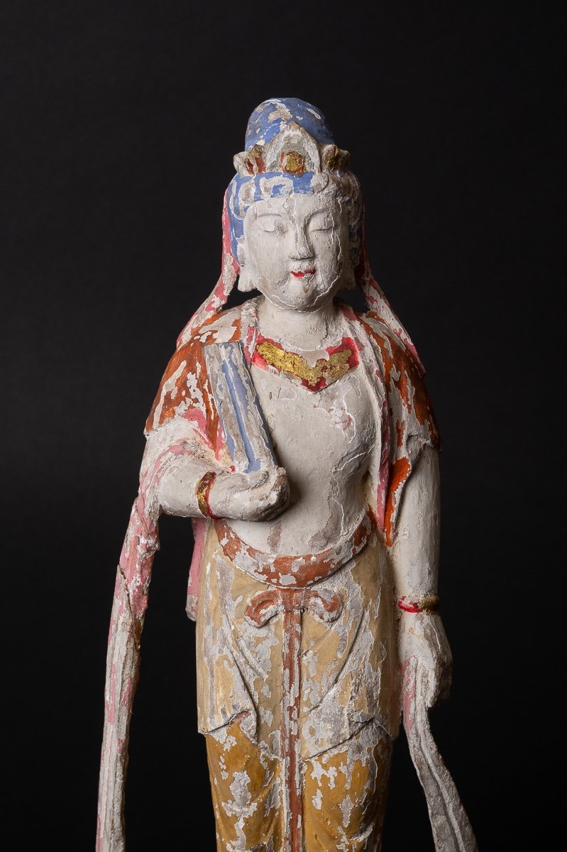 Guanyin, Wood, China, Qing Dynasty, 19th/20th Century-photo-8