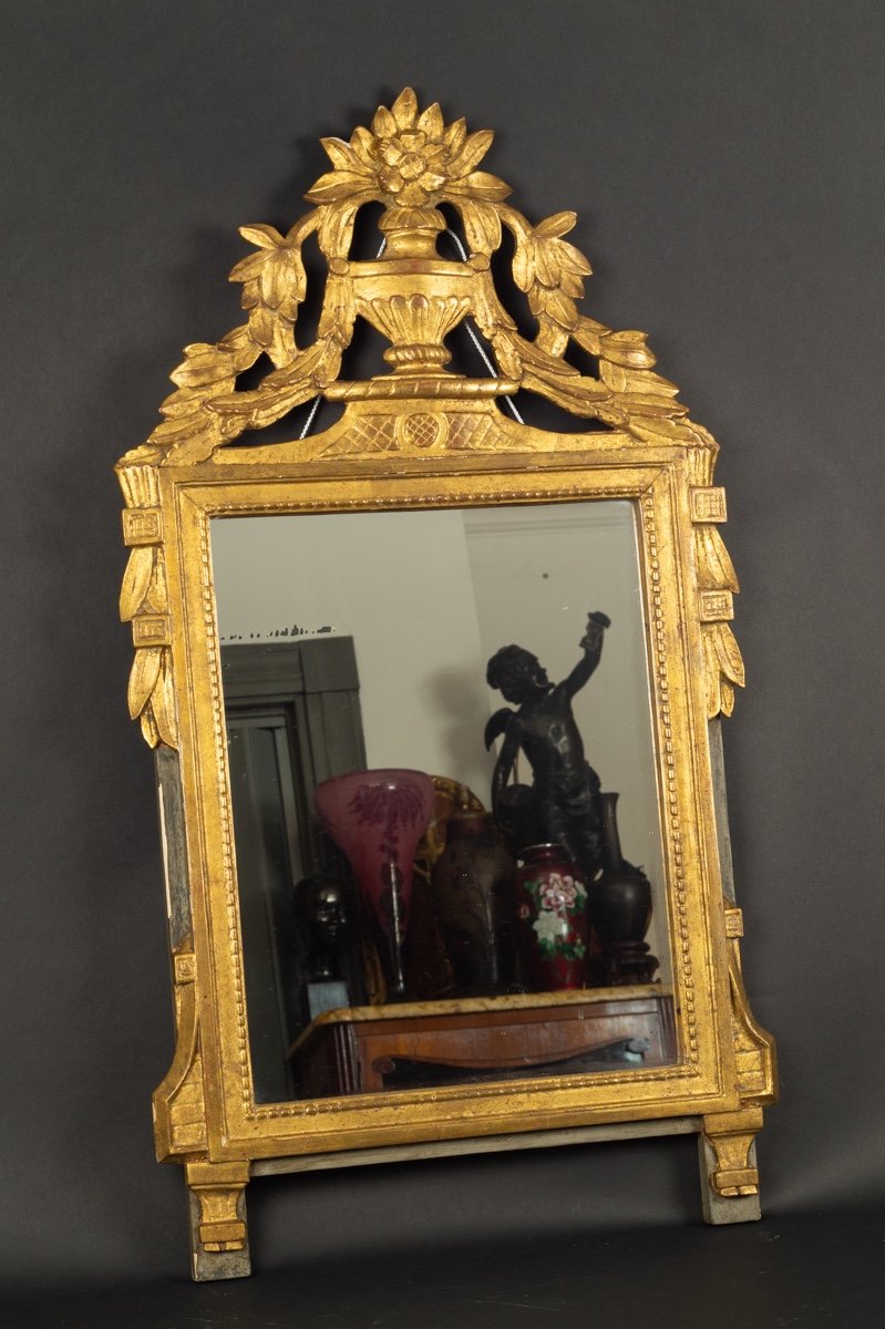 Miroir Doré, Louis XVI, France, Vers 1780-photo-2