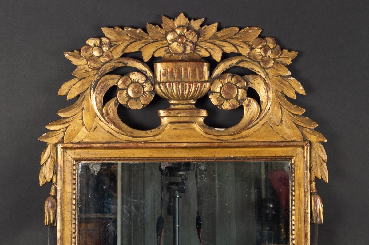 Gilded Mirror, Louis XVI, France, Circa 1780-photo-1