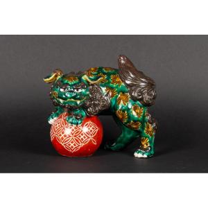 Foo Dog - Komainu, Kutani, Japan, Meiji Era (1868-1912).