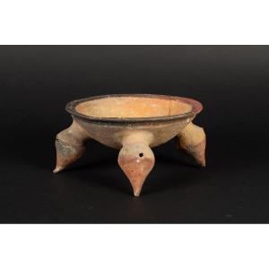 Four-legged Bowl, Chorrera Culture (1300 - 300 Bc), Ecuador, Pre-columbian Ceramics