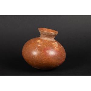 Vase - Bottle, Chorrera Culture (1300 - 300 Bc), Ecuador, Pre-columbian Ceramics. 