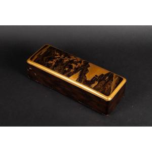 Coffret Fubako, Laque Maki-e, Japon, ère Edo, XIXe Siècle.  