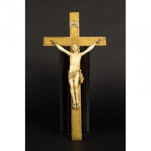 Crucifix, Clovis Delacour (1859-1929), XIXth Century.