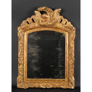 Gilded Mirror, Regency, France, Circa 1720.
