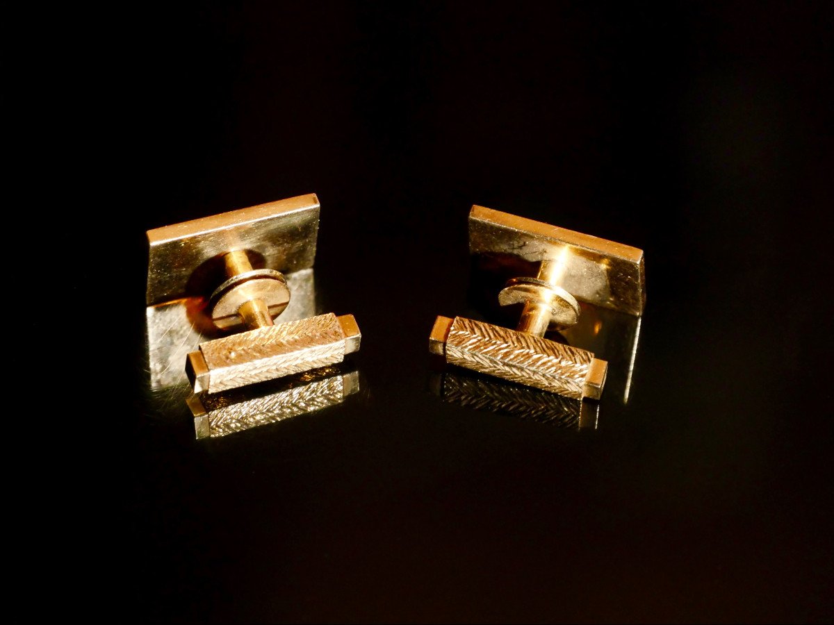 Jewelry - 18k Gold Cufflinks-photo-3