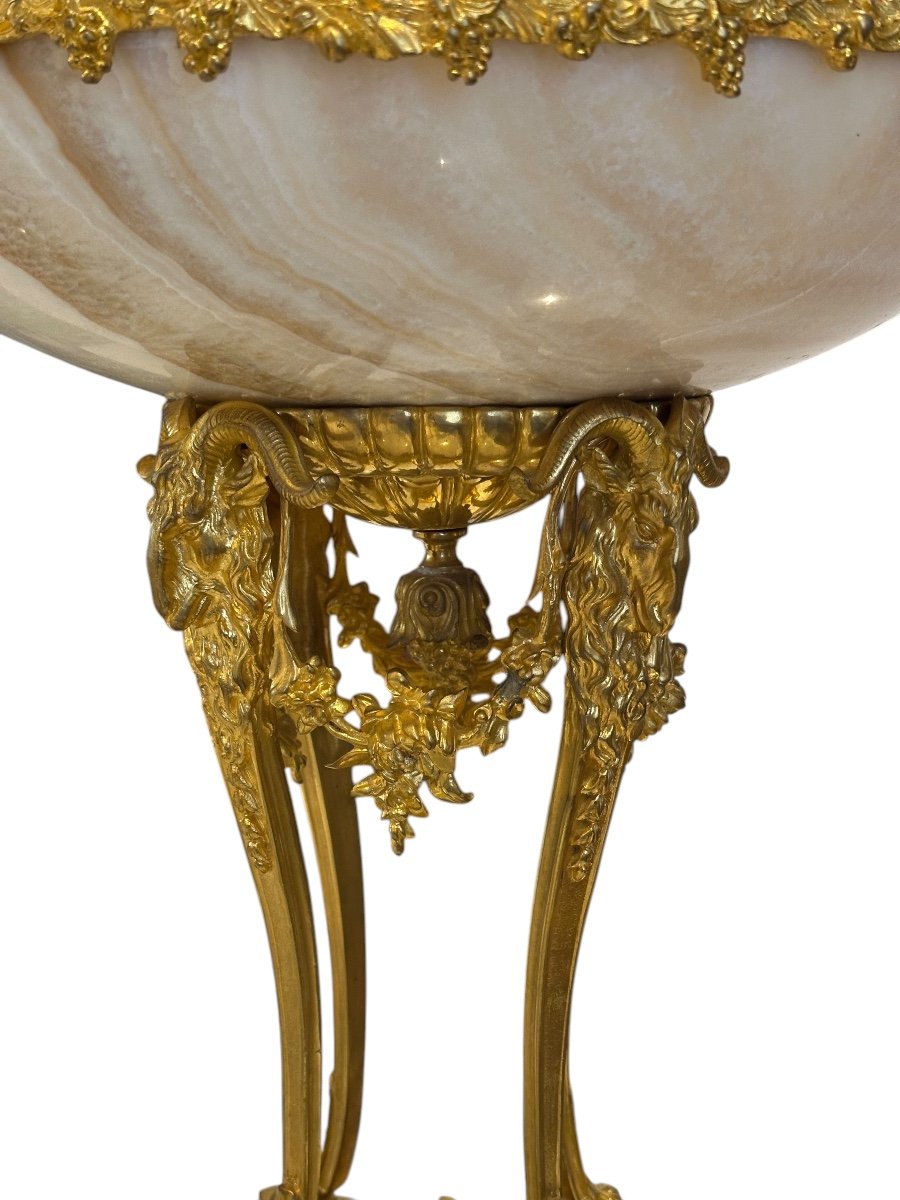 Large Gilt Bronze Centerpiece -photo-2