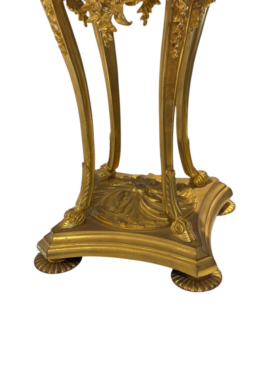 Large Gilt Bronze Centerpiece -photo-3