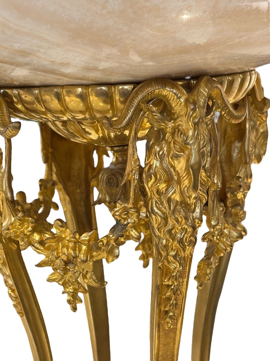 Large Gilt Bronze Centerpiece -photo-4