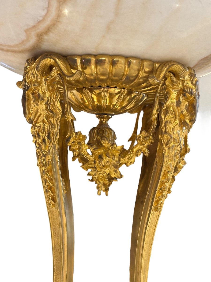 Large Gilt Bronze Centerpiece -photo-6