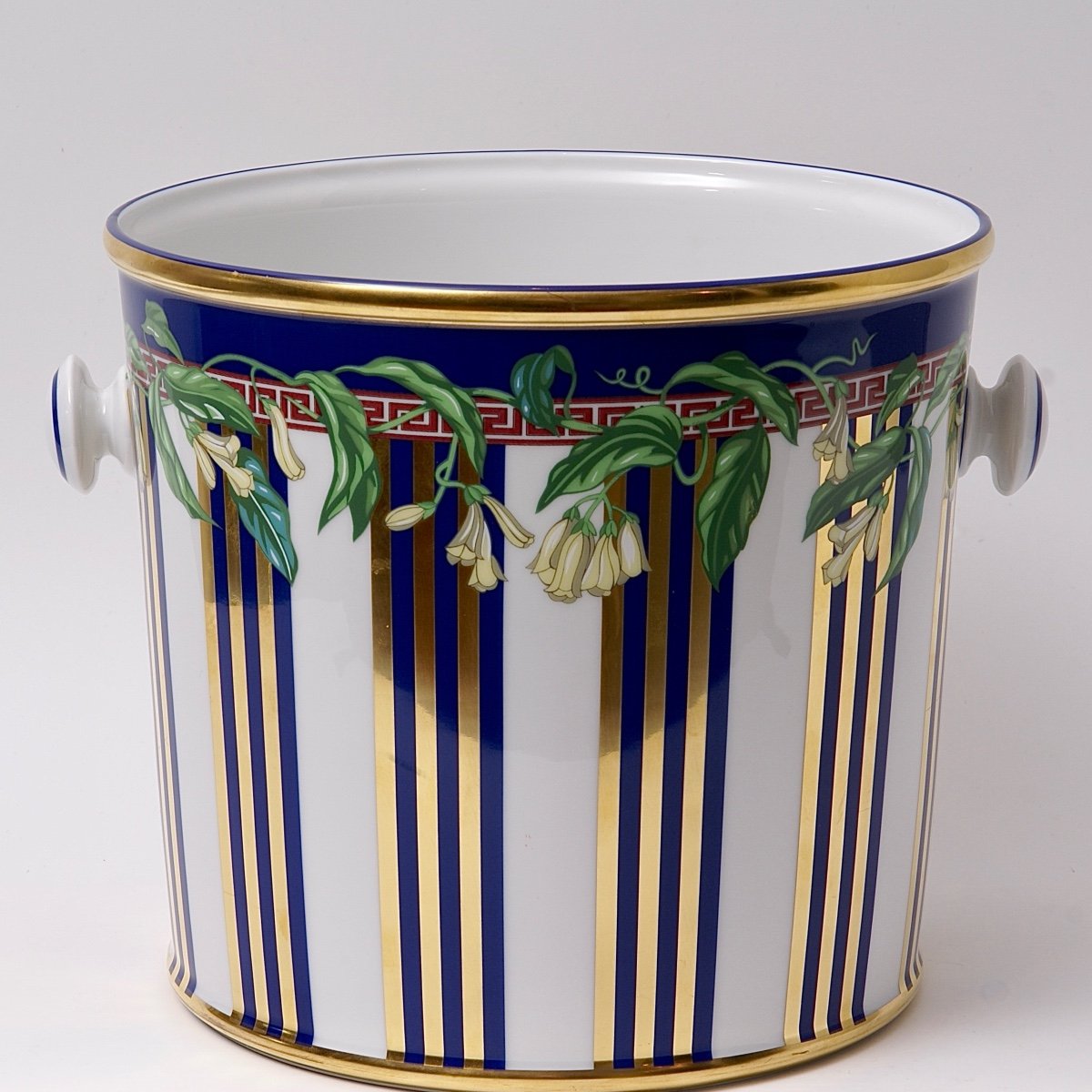 Rosenthal Porcelain Cooler, Wild Flora Model, Versace Design-photo-2