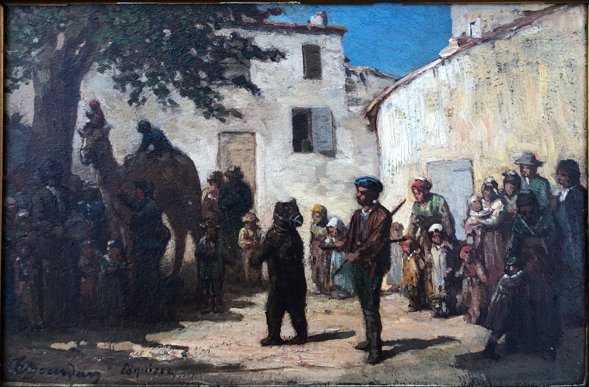 Théodore Jourdan (1833-1908) Showman Of Bears And Exotic Animals In Provence