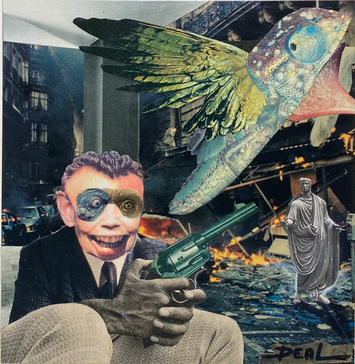 Jacques Déal (1952) Surrealist Collage-photo-4