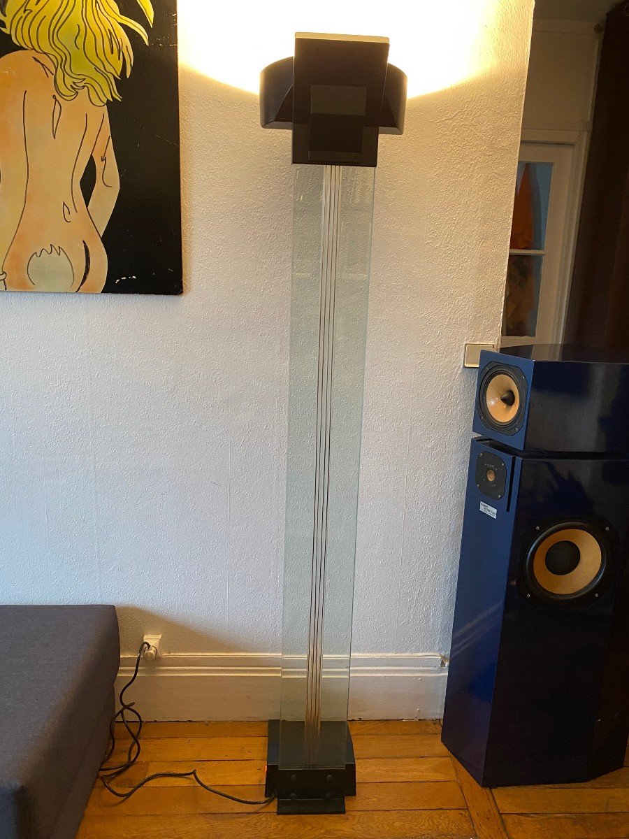 Targetti Up Glass Floor Lamp 1980-photo-2