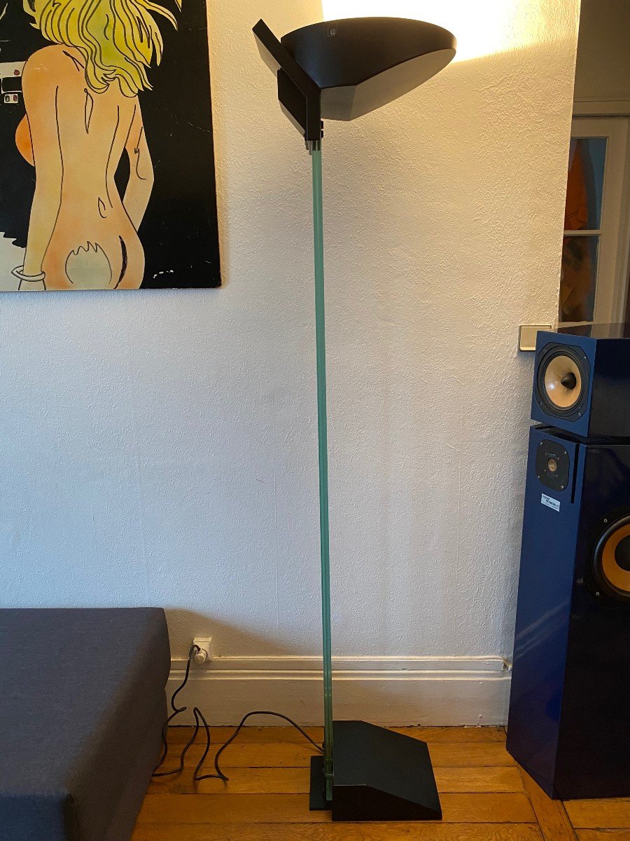 Targetti Up Glass Floor Lamp 1980-photo-4