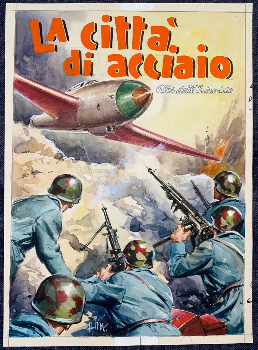 Alvaro Vicini (1913-1997) Intrepido La Cità Di Acciaio Italy