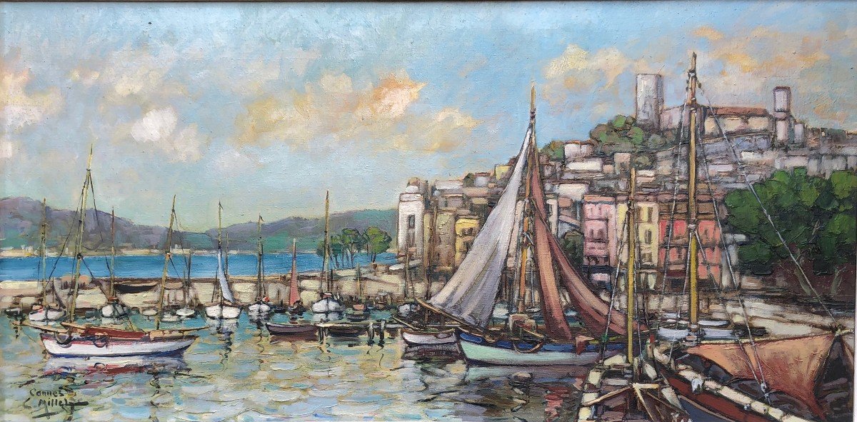 C. Millet Cannes The Saint-pierre Quay Le Suquet The Esterel