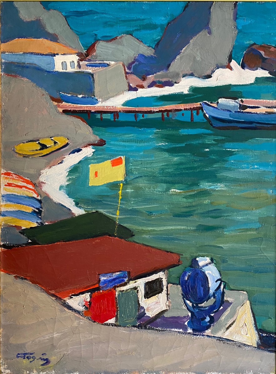 Ivan Ivanovitch GODLEVSKY (1908-1998) Crimée Tchekhov's Bay