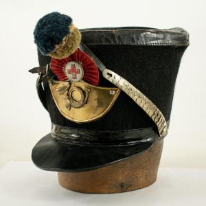 Rare Swiss Model 1830 Shako For A Jäger Regiment.