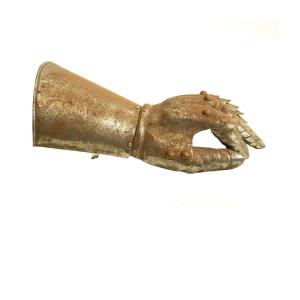 Vintage Reproduction Gauntlet, Early 20th Century.