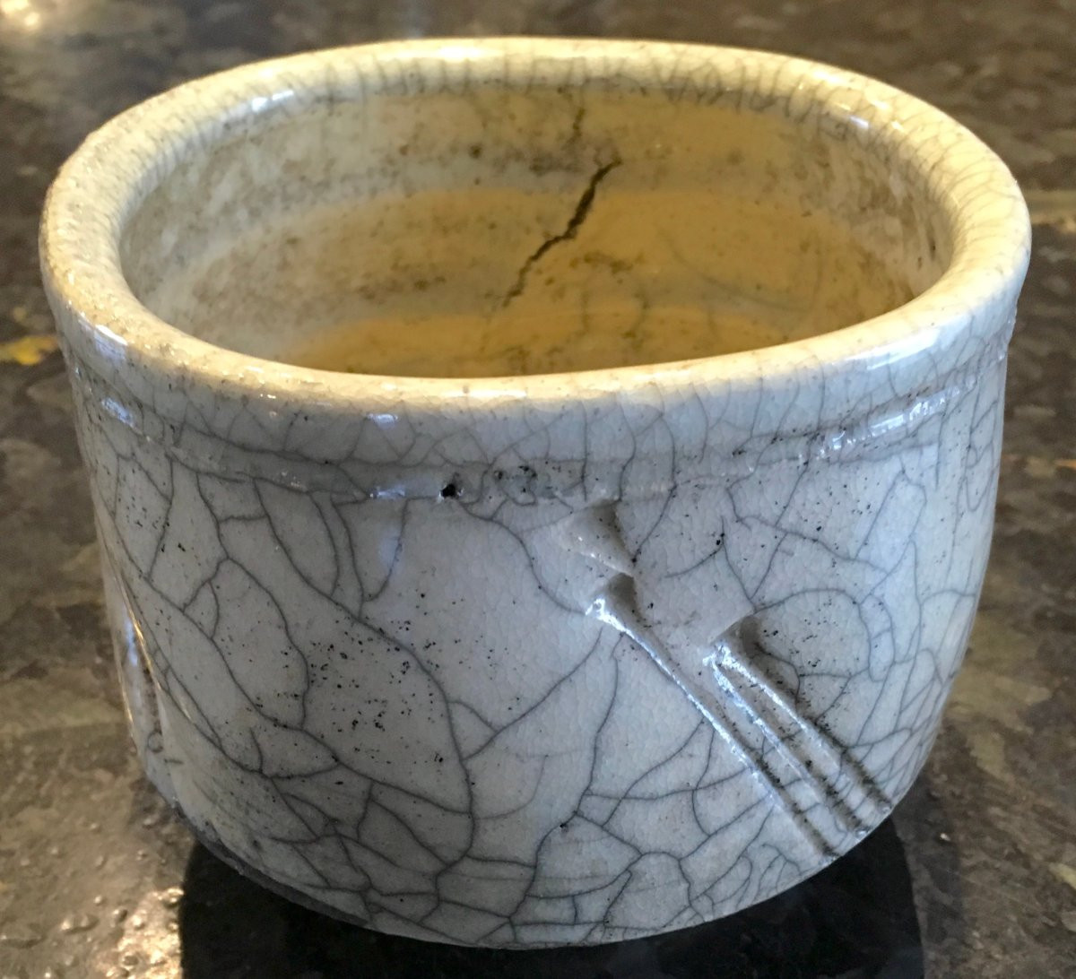 Céramique Raku Bol De Type Chawan Pour Cérémonie Du Thé Au Japon. France XXe Siècle.-photo-2