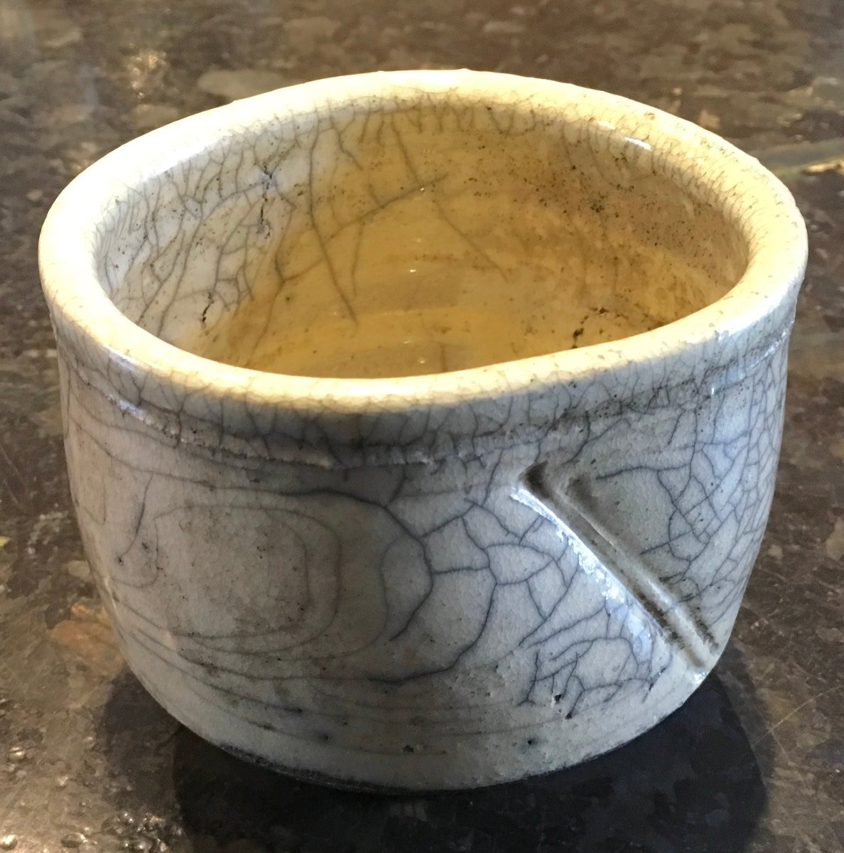 Céramique Raku Bol De Type Chawan Pour Cérémonie Du Thé Au Japon. France XXe Siècle.-photo-3